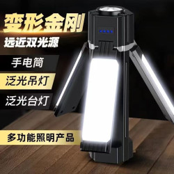 戶外露營照明燈復古帳篷營地燈充電家用應急led多功能露營燈擺攤