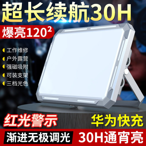 戶外露營燈家用照明可攜式多功能手提燈 無極調光超長續航應急燈野