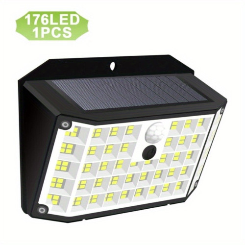 2026新款1個/2個/4個/6個太陽能燈戶外176led帶露營燈