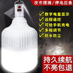 停電應急燈夜市擺攤移動充電燈無線家用燈露營超亮LED燈泡廠