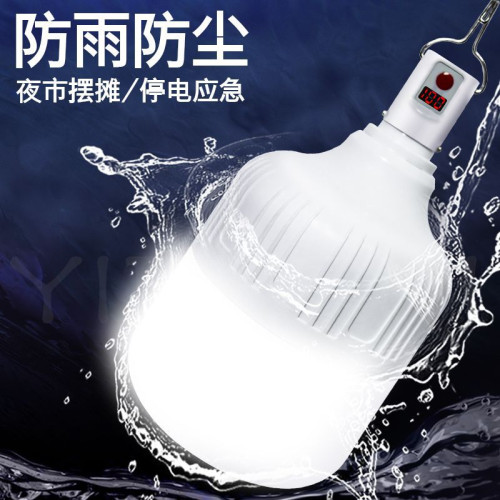停電應急燈夜市擺攤移動充電燈無線家用燈露營超亮LED燈泡廠
