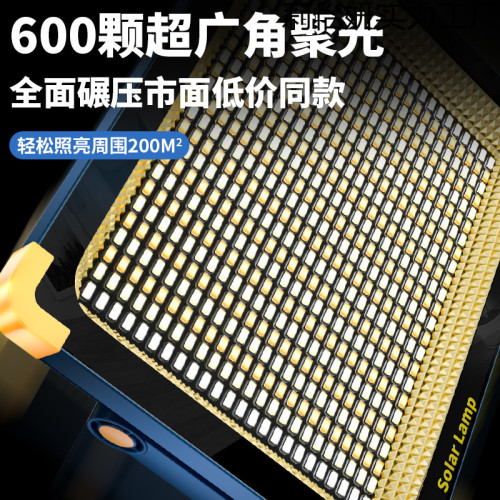 太陽能擺攤夜市燈超亮充電照明燈戶外露營家用停電超長續航燈