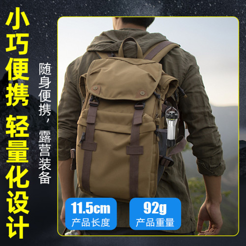 營地燈戶外照明超長續航氛圍露營用品裝備野外提燈帳篷燈掛式馬燈