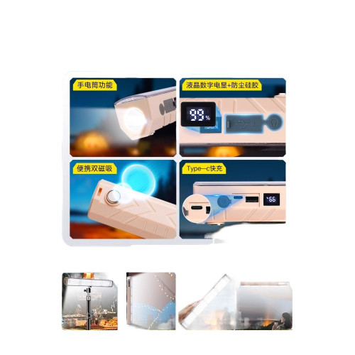 擺攤夜市燈充電led強磁吸燈照明燈地攤氛圍燈可移動應急燈享其他
