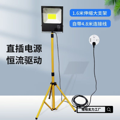 投光燈防水戶外照明燈強光移動220家用超亮大功率工地室外燈