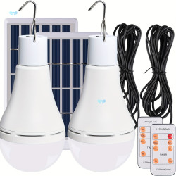 Solar Chicken Coop Light Rechargeable Solar Light Bulbs,