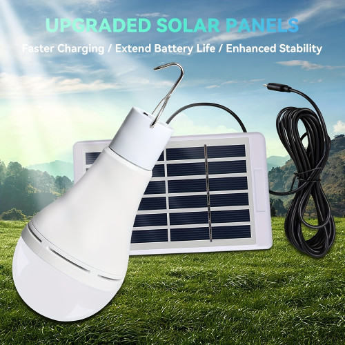 Solar Chicken Coop Light Rechargeable Solar Light Bulbs,