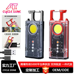 戶外露營強光手電筒戶外多功能露營照明手電工作燈側燈