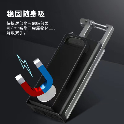 戶外露營強光手電筒戶外多功能露營照明手電工作燈側燈