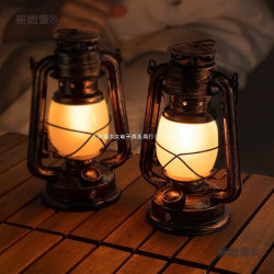 戶外復古露營燈馬燈充電手提燈野營氛圍燈老式煤油燈帳篷燈麥太保