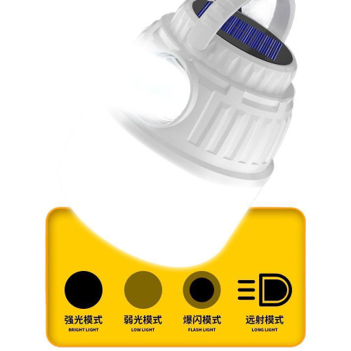 太陽能露營燈夜市擺攤照明停電應急燈充電超長續航戶外帳篷燈掛燈