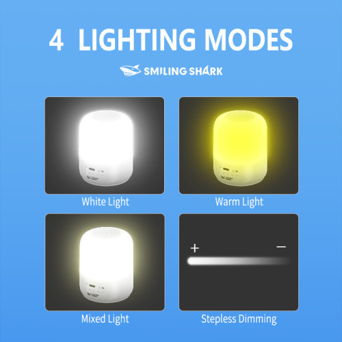 Outdoor portable two-color soft light atmosphere night light