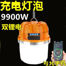 充電燈泡超亮家用應急照明燈戶外帳篷露營超長續航夜市擺攤掛燈