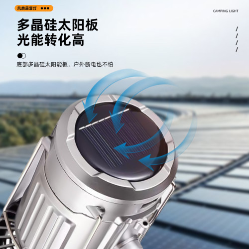 多功能露營燈戶外專用照明燈長續航風扇馬燈充電帳篷燈停電應急燈