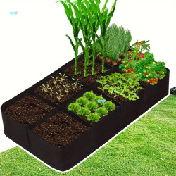 Extra Large 8 GrID Raised Garden Bed Kit, 6x3x1 FT 128