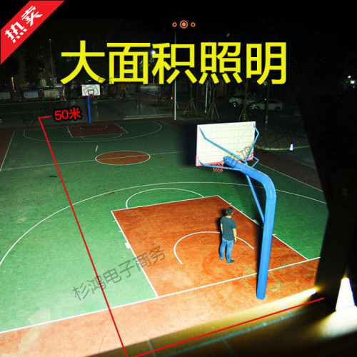 戶外充電投光燈強光露營燈夜市地攤燈停電工地移動應急照明充電燈