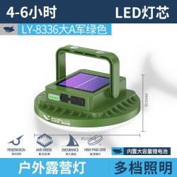 微笑鯊新款太陽能充電戶外露營燈夜市擺攤可攜式照明燈大容量續航
