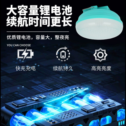 太陽能充電照明燈充電燈泡地攤露營帳篷無線移動擺攤夜市燈應急燈