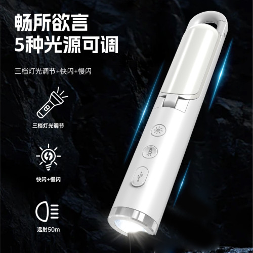 新款登山釦戶外露營燈 usb充電手電筒帳篷照明野營氛圍折疊手提燈 新款登山釦戶外露營燈 usb充電手電筒帳篷照明野營氛圍折疊手提燈