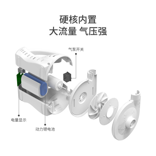 挪客充氣泵大功率戶外充抽氣泵露營氣墊床帳篷充氣床墊電動抽氣泵