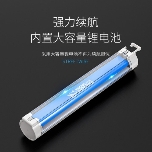 新款戶外露營帳篷燈長款掛式夜市擺攤燈可充電應急照明燈
