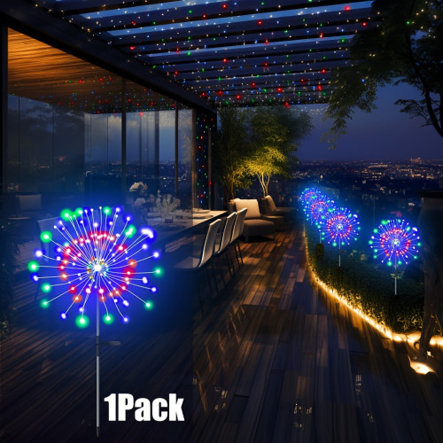 Solar Fireworks Lights | Outdoor LED Garden Decoration |800