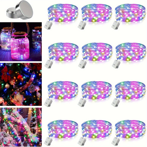 Fairy Lights Battery Operated, 3 Speed Modes, 7Ft 20 LED