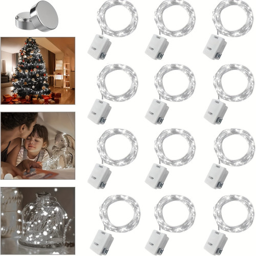 Fairy Lights Battery Operated, 3 Speed Modes, 7Ft 20 LED