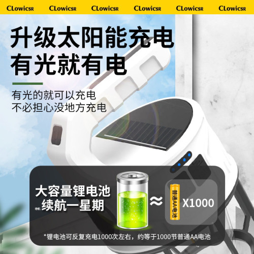 戶外露營燈充電照明燈led野營地帳篷氛圍超長續航太陽能應急掛燈