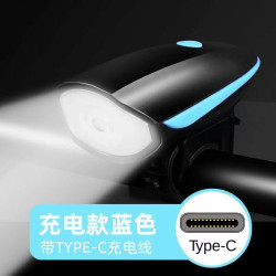新款自行車強光手電筒山地車公路車電動車裝備USB充電前燈