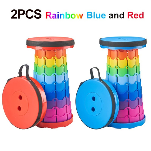 2PCS Ultra Portable Tecopic Stool Collapsible Stool