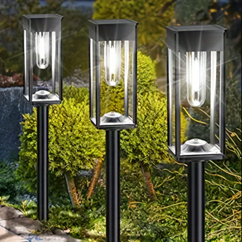 Solar Pathway Lights Outdoor, Solar Garden Lights Bright