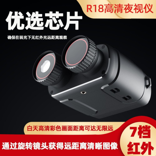夜視儀紅外夜間雙目夜視望遠鏡高清手持數碼成像儀雙筒