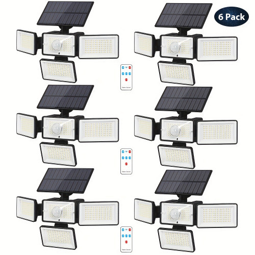 1/2/4/6/8PCS, Solar Outdoor Lights with Motion Sensor