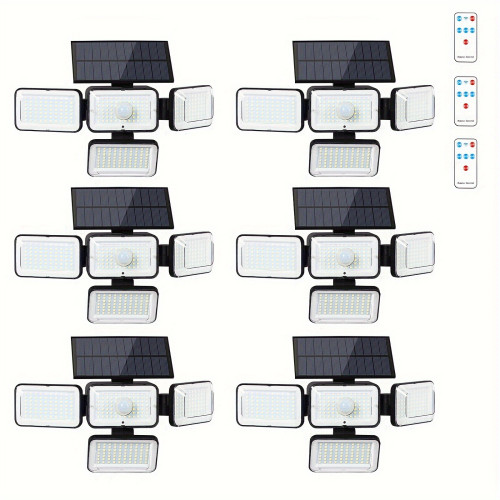 1/2/4/6/8PCS, Solar Outdoor Lights with Motion Sensor