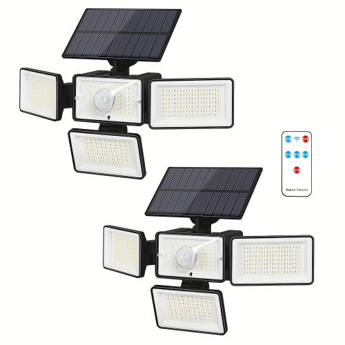 1/2/4/6/8PCS, Solar Outdoor Lights with Motion Sensor