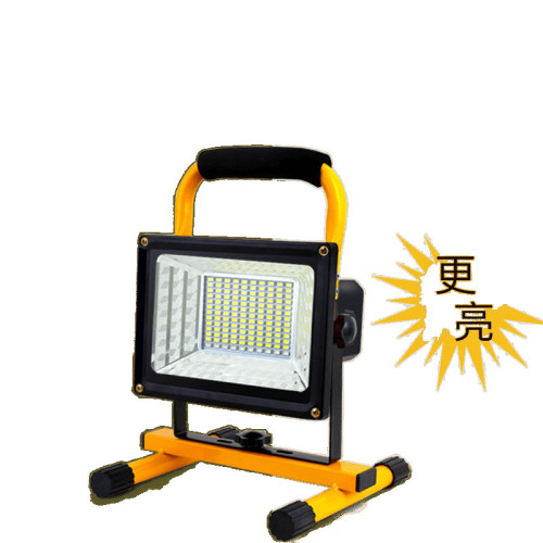 工地燈加班千瓦燈亮投光強光手提可充電式led戶外燈大功率