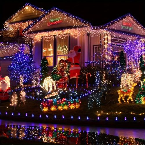 1 Pack Of 98FT 300 LED String Lights Multi color, Christmas
