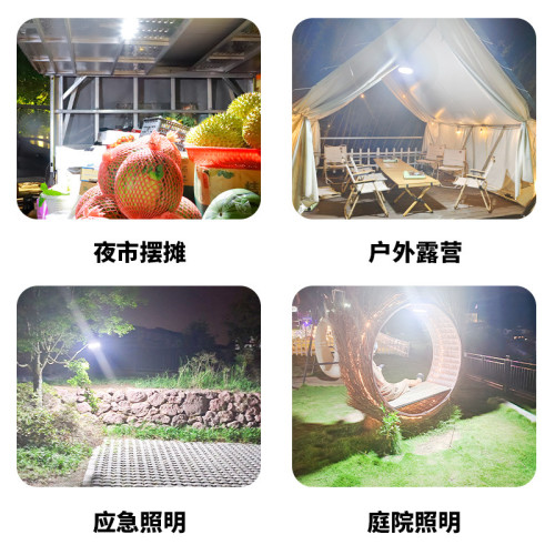 戶外露營燈夜市擺攤燒烤帳篷燈充電應急led手提式照明燈停電備用