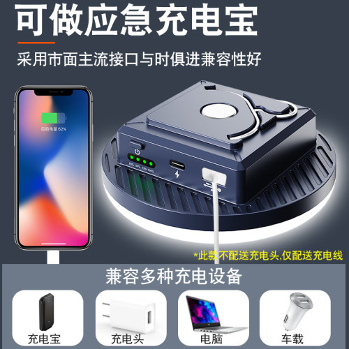 露營燈超長續航超亮野營帳篷營地停電應急天幕主燈戶外充電照明燈