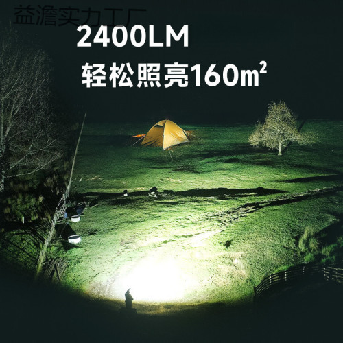 戶外露營燈家用應急燈工地充電照明燈地攤強磁吸