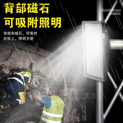 新款夜市擺地攤LED燈充電式移動戶外照明強光支架停電應急露營燈