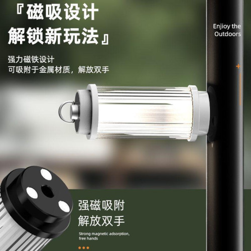 戶外野營燈可充電長續航營地暖光氛圍帳篷燈露營燈氛圍燈