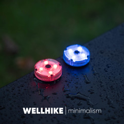WELLHIKE戶外磁吸小圓燈警示信號燈氛圍多功能帳篷天幕吸盤背夾款