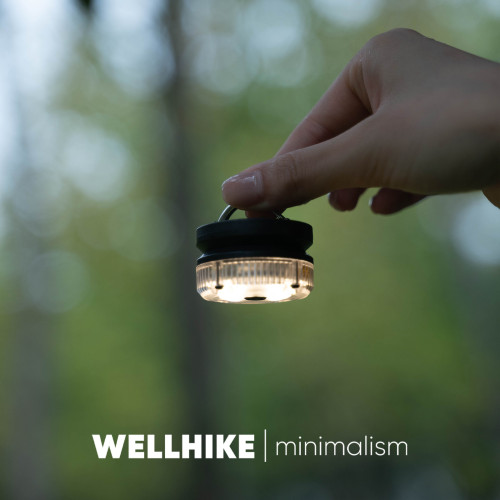 WELLHIKE戶外磁吸小圓燈警示信號燈氛圍多功能帳篷天幕吸盤背夾款