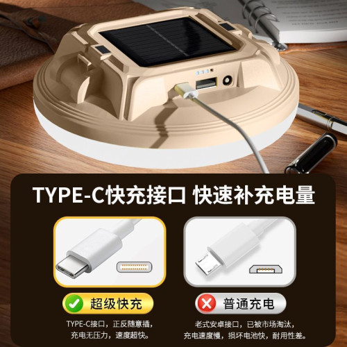 露營燈超長續航超亮野營帳篷營地停電應急天幕主燈戶外充電照明燈