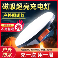 超亮充電燈露營燈帳篷燈戶外夜市照明燈LED燈泡掛燈應急磁鐵野營