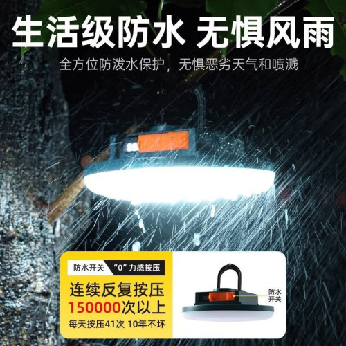 超亮充電燈露營燈帳篷燈戶外夜市照明燈LED燈泡掛燈應急磁鐵野營