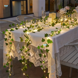 196.85inch Artificial Leaf String Lights Fairy Garland 5m50