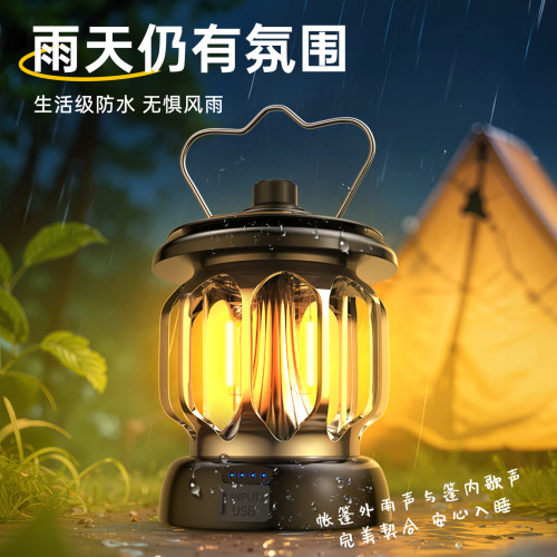 戶外露營燈超長續航氛圍燈復古馬燈充電照明燈帳篷燈手提燈野營燈